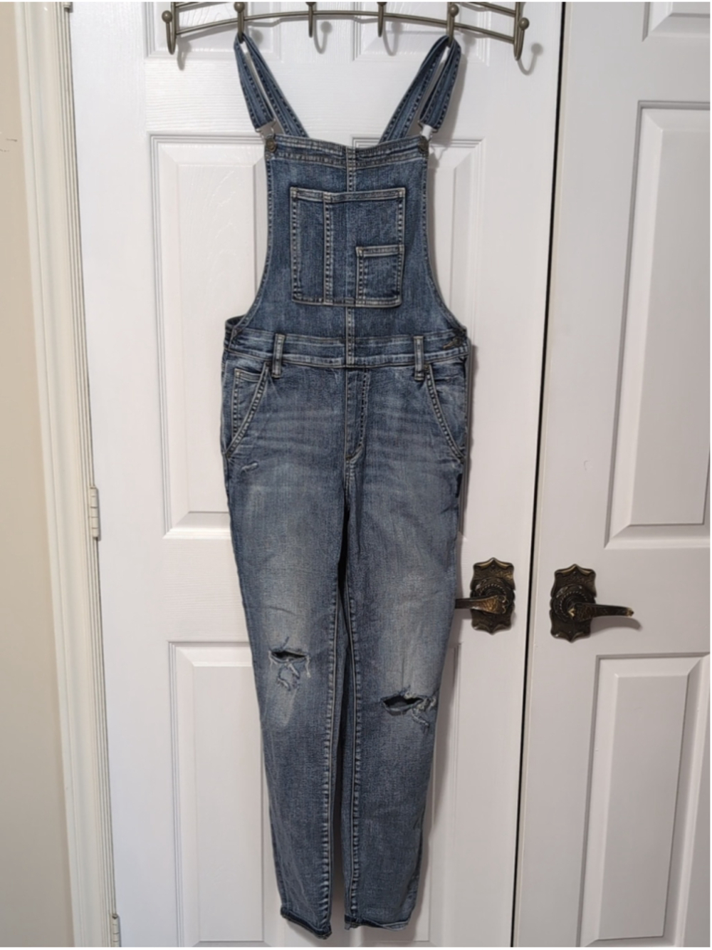Silver Jeans Overalls Distressed Women's Size Small